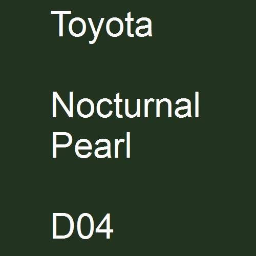 Toyota, Nocturnal Pearl, D04.